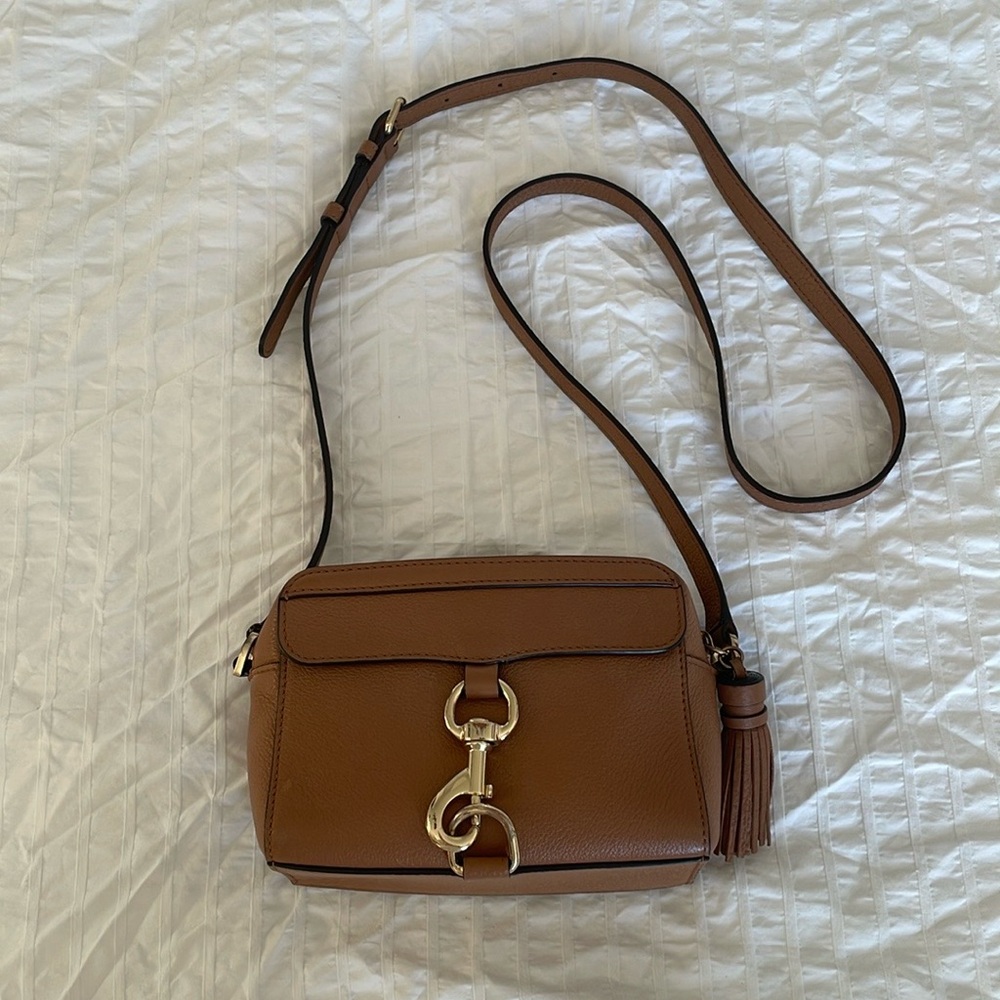 Rebecca Minkoff Tan Crossbody Bag with Adjustable Strap